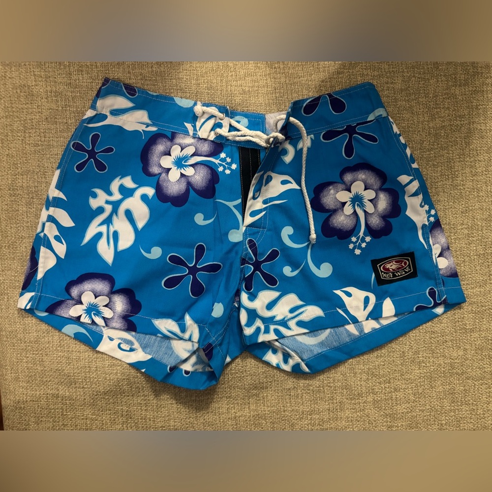(NWT) Blue Floral Shorts